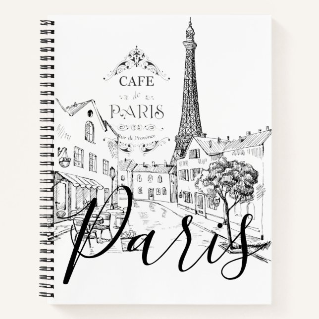 Cafe Paris   Notebook (Front)