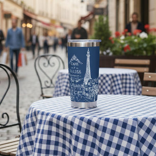 Cafe Paris personalised Insulated Tumbler