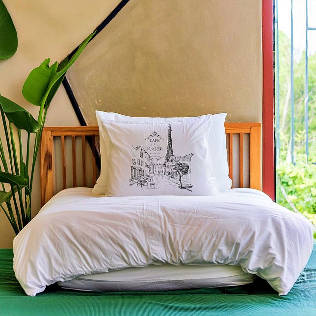 Cafe Paris Pillowcase (Creator Uploaded)