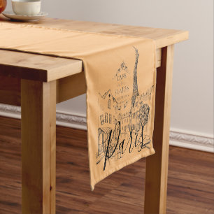 Cafe Paris   Short Table Runner