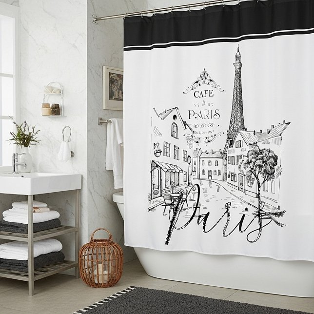 Cafe Paris   Shower Curtain (Creator Uploaded)