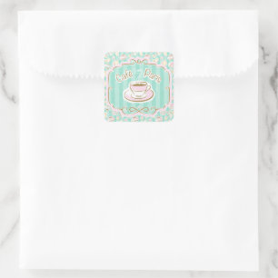 Café Paris Square Sticker