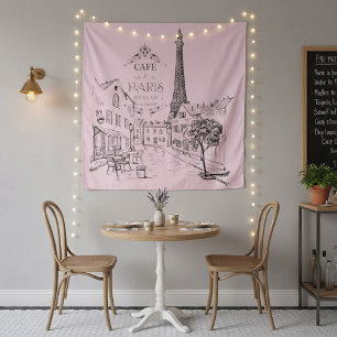 Cafe Paris Tapestry