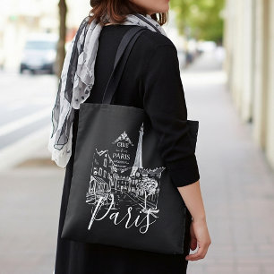 Cafe Paris Tote Bag