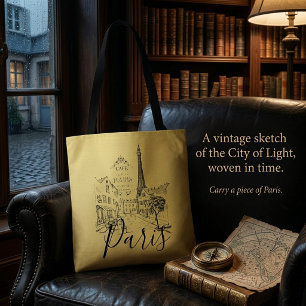 Cafe Paris Tote Bag