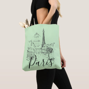 Cafe Paris Tote Bag