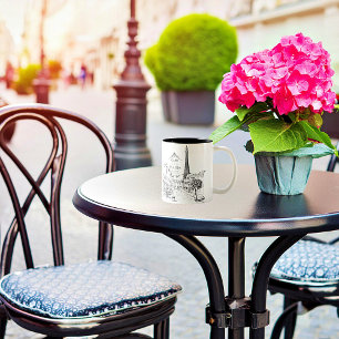 Cafe Paris Two-Tone Coffee Mug