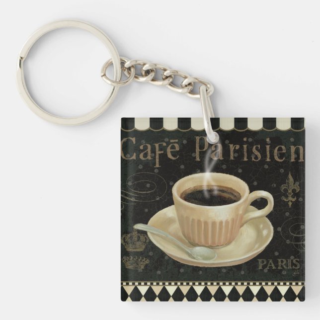 Cafe Parisien Key Ring (Front)