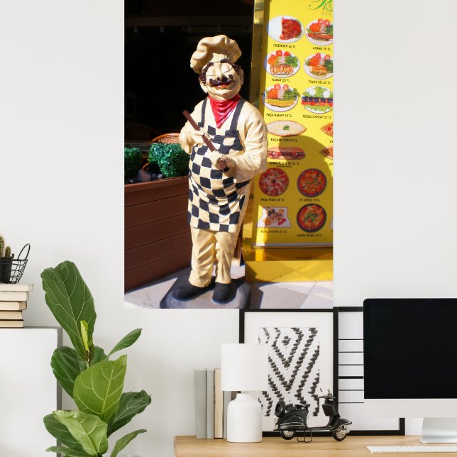 Cafe Pasa Kebap in Kemer. Turkey Poster (Home Office)