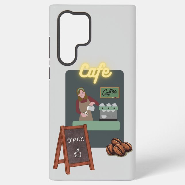 Cafe phone case (Back)