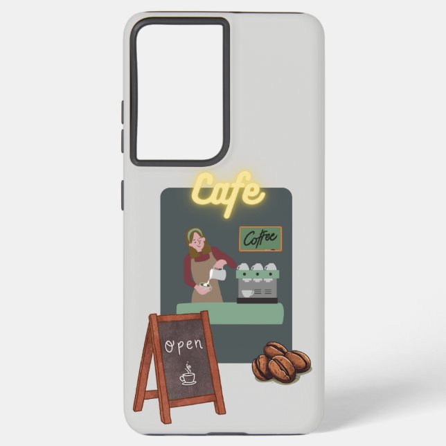 Cafe phone case (Back)