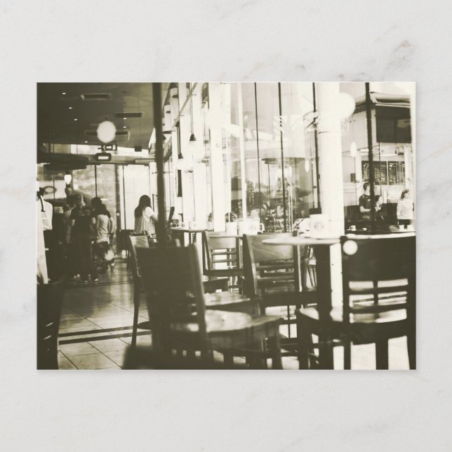 cafe... postcard (Front)