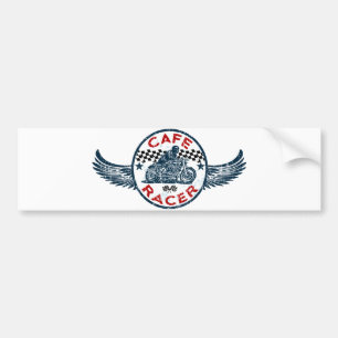 Cafe racer bumper sticker