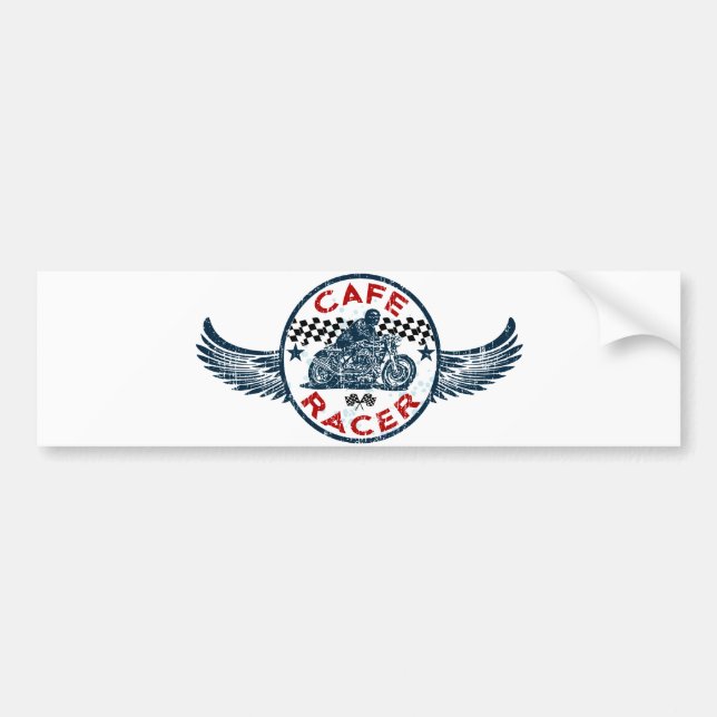 Cafe racer bumper sticker (Front)