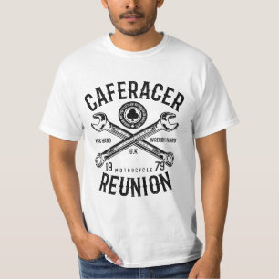 Cafe Racer Motorcycle Reunion Vintage Design T-Shirt