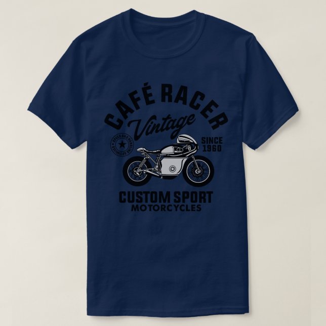 CAFE RACER MOTORCYCLES T-Shirt (Design Front)