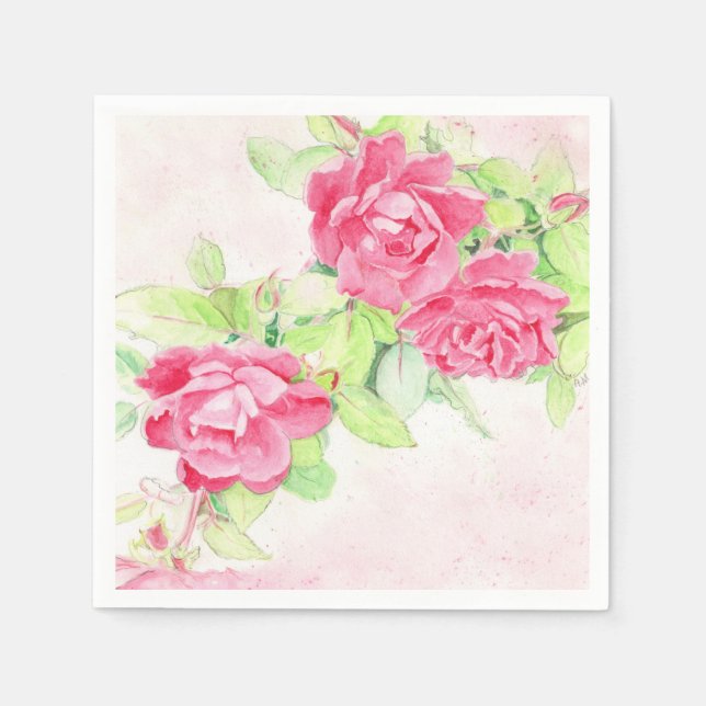 Cafe Rose Napkin (Front)