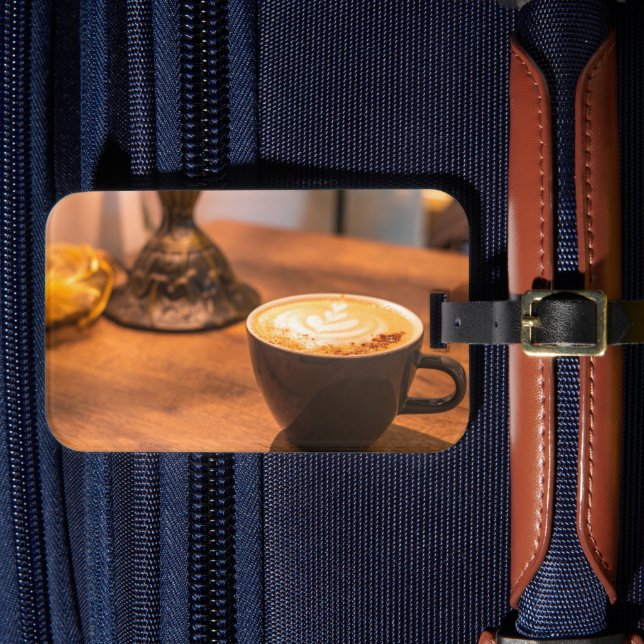 Cafe Setting Luggage Tag (Front Insitu 4)