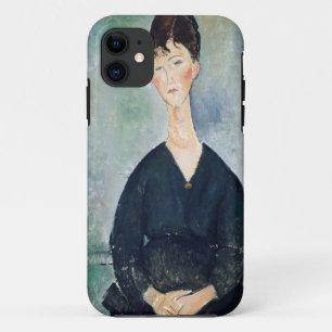 Cafe Singer woman portrait by Amedeo Modigliani iPhone 11 Case