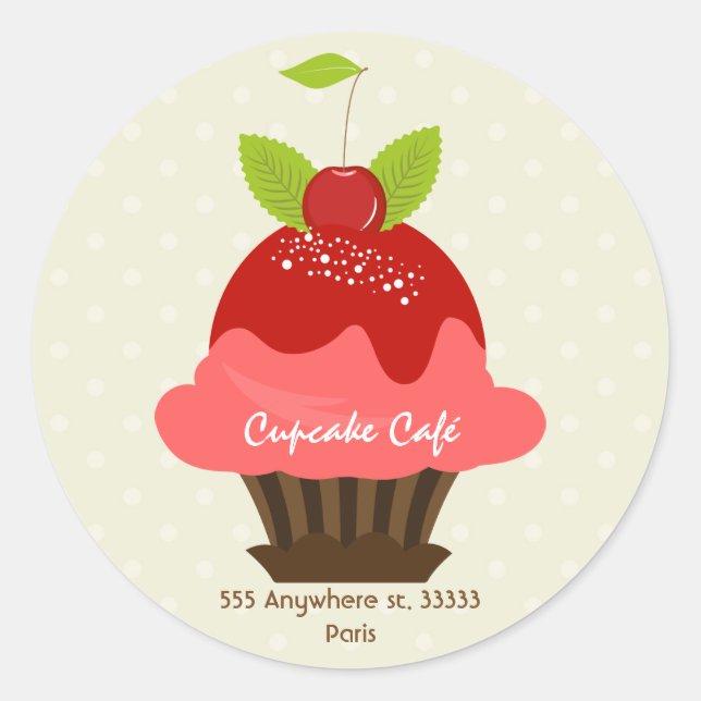 Cafe Sticker (Front)