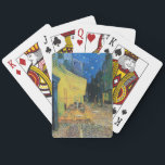 Cafe Terrace at Night 1888 by Vincent van Gogh Playing Cards<br><div class="desc">Vincent Willem van Gogh (Dutch: [ˈvɪnsɛnt ˈʋɪləɱ vɑŋ ˈɣɔx] (listen);[note 1] 30 March 1853 – 29 July 1890) was a Dutch Post-Impressionist painter who posthumously became one of the most famous and influential figures in the history of Western art. In a decade, he created about 2, 100 artworks, including around...</div>