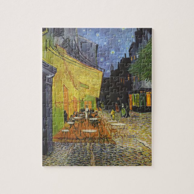 Cafe Terrace at Night by Van Gogh Jigsaw Puzzle (Vertical)