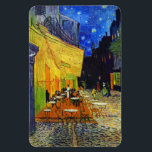 Cafe Terrace at Night by Van Gogh Magnet<br><div class="desc">This is “Cafe Terrace on the Place du Forum Arles at Night” done in 1888 by Dutch post-impressionist artist Vincent van Gogh (1853-1890). It is our Fine Art Series no. 21.</div>
