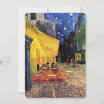 Cafe Terrace at Night by Vincent van Gogh<br><div class="desc">Cafe Terrace on the Place du Forum by Vincent van Gogh is a vintage fine art post impressionism architectural cityscape painting. An exterior view of a restaurant with tables, chairs, waiters, and people dining. A beautiful night with stars in the sky in Arles, France. About the artist: Vincent Willem van...</div>