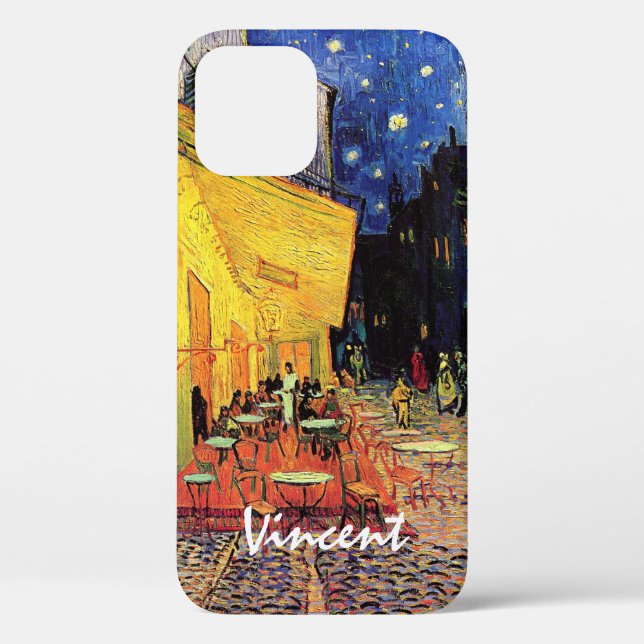 Cafe Terrace at Night by Vincent van Gogh Case-Mate iPhone Case (Back)