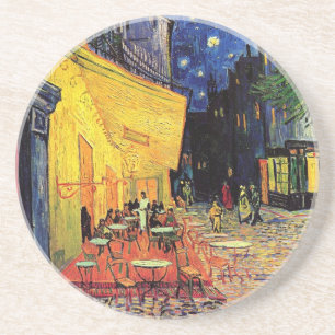 Cafe Terrace at Night by Vincent van Gogh Coaster