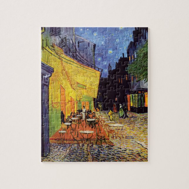 Cafe Terrace at Night by Vincent Van Gogh Jigsaw Puzzle (Vertical)