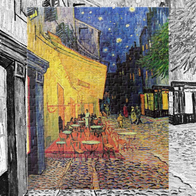 Cafe Terrace at Night by Vincent van Gogh Jigsaw Puzzle (Creator Uploaded)