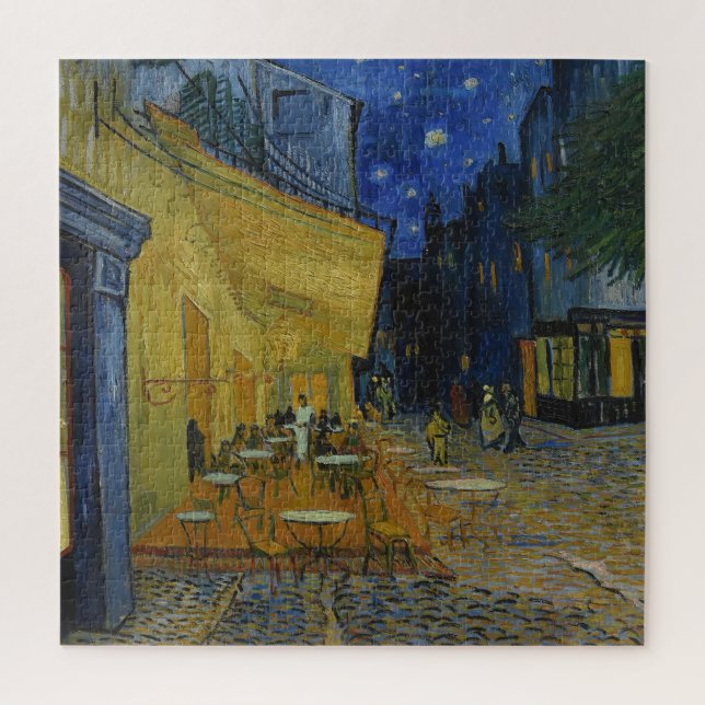 Cafe Terrace at Night by Vincent van Gogh  Jigsaw Puzzle (Vertical)