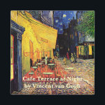 Cafe Terrace at Night by Vincent van Gogh Magnet<br><div class="desc">Cafe Terrace on the Place du Forum by Vincent van Gogh is a vintage fine art post impressionism architectural cityscape painting. An exterior view of a restaurant with tables, chairs, waiters, and people dining. A beautiful night with stars in the sky in Arles, France. About the artist: Vincent Willem van...</div>