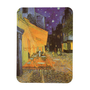 Cafe Terrace at Night by Vincent van Gogh Magnet