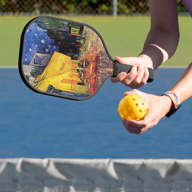 Cafe Terrace at Night by Vincent van Gogh Pickleball Paddle (Insitu)
