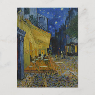 Cafe Terrace at Night by Vincent Van Gogh Postcard