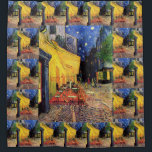 Cafe Terrace at Night by Vincent van Gogh Shower Curtain<br><div class="desc">Cafe Terrace on the Place du Forum by Vincent van Gogh is a vintage fine art post impressionism architectural cityscape painting. An exterior view of a restaurant with tables, chairs, waiters, and people dining. A beautiful night with stars in the sky in Arles, France. About the artist: Vincent Willem van...</div>