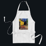 Cafe Terrace at Night by Vincent van Gogh Standard Apron<br><div class="desc">Cafe Terrace on the Place du Forum by Vincent van Gogh is a vintage fine art post impressionism architectural cityscape painting. An exterior view of a restaurant with tables, chairs, waiters, and people dining. A beautiful night with stars in the sky in Arles, France. About the artist: Vincent Willem van...</div>