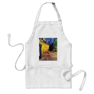 Cafe Terrace at Night by Vincent van Gogh Standard Apron