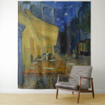 Cafe Terrace at Night by Vincent van Gogh Tapestry<br><div class="desc">Cafe Terrace at Night. 

Painted in 1888 by Vincent van Gogh. 

This image is in the public domain.</div>