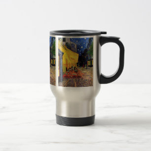 Cafe Terrace at Night by Vincent van Gogh Travel Mug