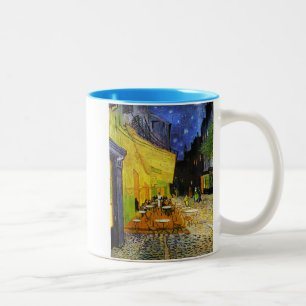 Cafe Terrace at Night Two-Tone Coffee Mug