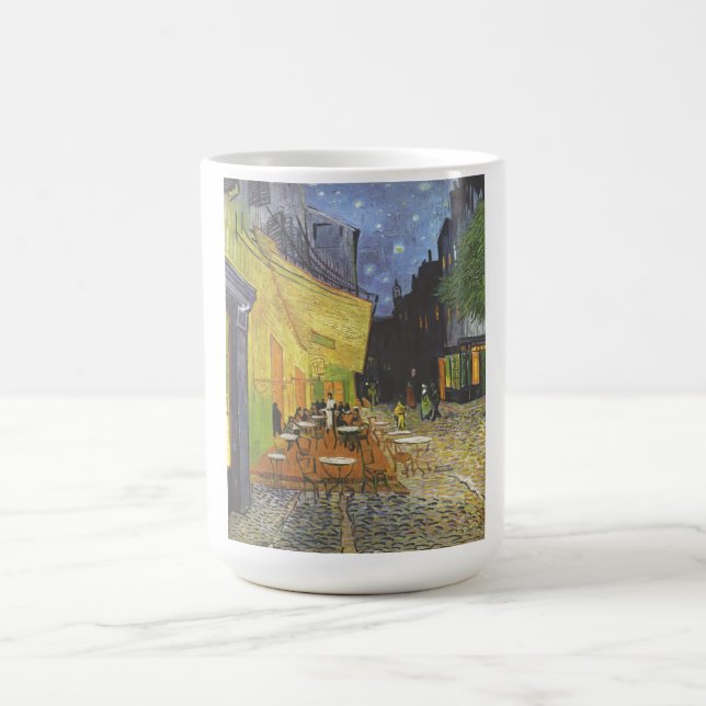 Cafe Terrace at Night Van Gogh Coffee Mug (Center)