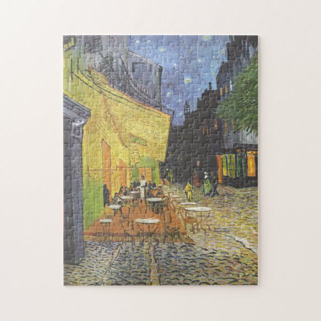 Cafe Terrace at Night Van Gogh Jigsaw Puzzle (Vertical)