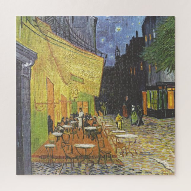 Cafe Terrace at Night Van Gogh Jigsaw Puzzle (Vertical)