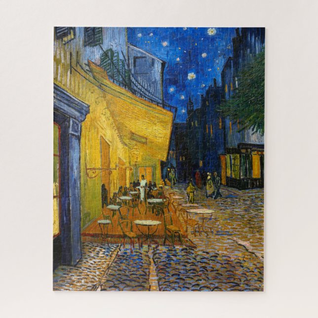 Cafe Terrace at Night | Van Gogh | Jigsaw Puzzle (Vertical)
