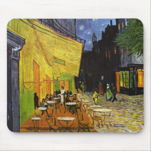 Cafe Terrace at Night Van Gogh Mouse Pad