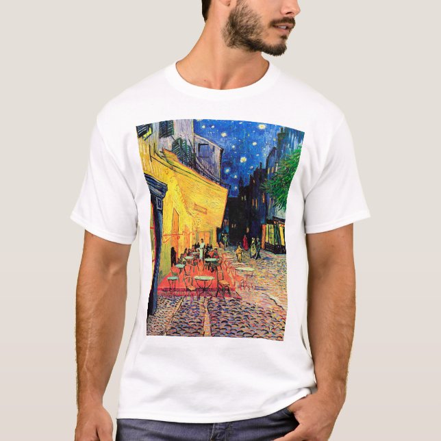 Cafe Terrace at Night, Vincent van Gogh, 1888 T-Shirt (Front)