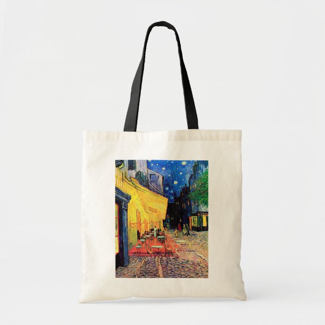 Cafe Terrace at Night, Vincent van Gogh, 1888 Tote Bag (Front)